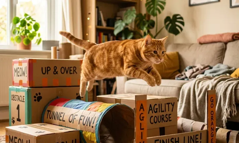 Cat agility course