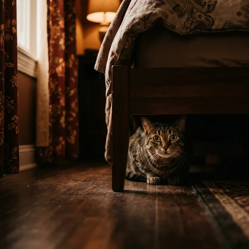 10 Hidden Cat Anxiety Signs: Hiding, Overgrooming, and Aggression Triggers
