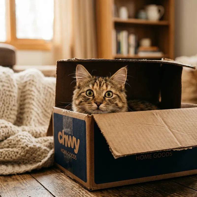 Cat in box
