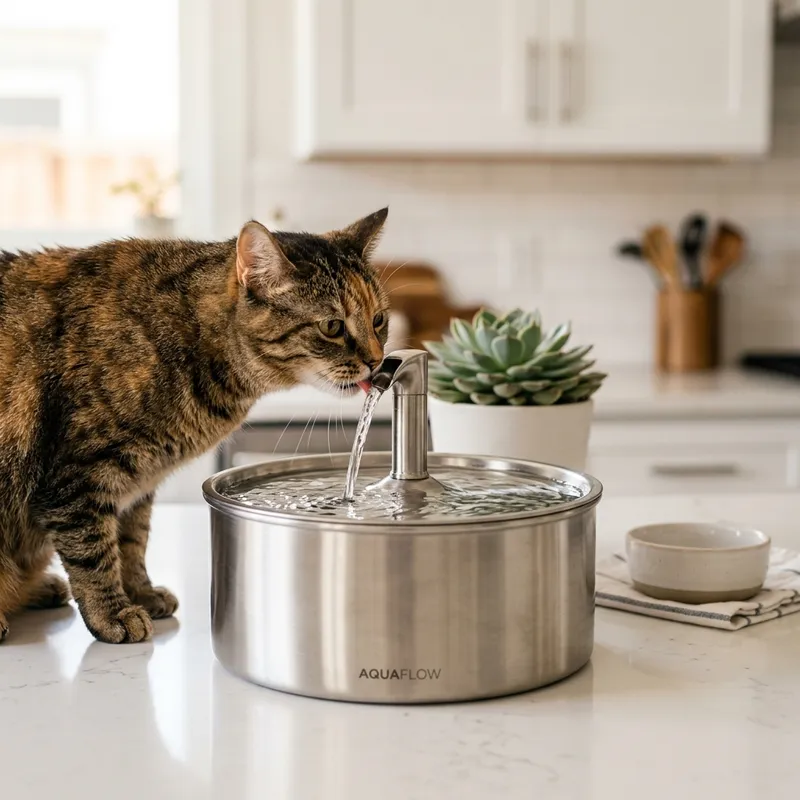 Cat water fountain