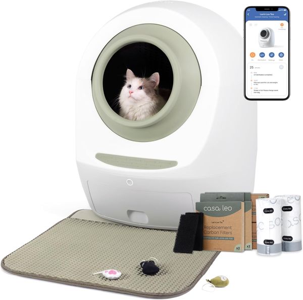 Casa Leo Leo's Loo Too automatic self-cleaning cat litter box