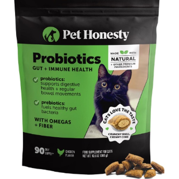 Pet Honesty Vet Backed Cat Probiotic Chews