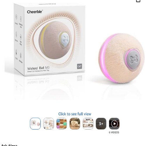 Cheerble Interactive Cat Ball Toy, Wicked Ball M3